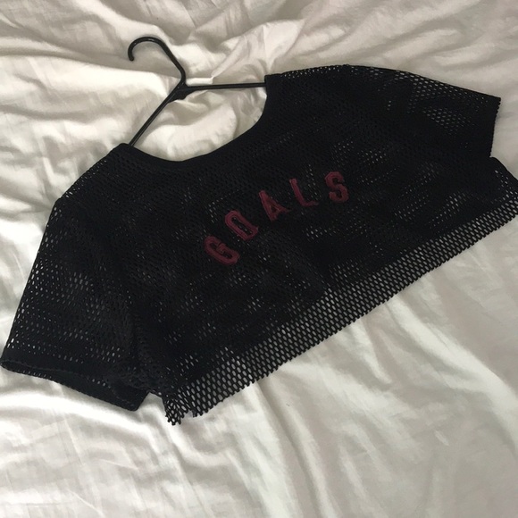 Crop Top “GOALS” - Picture 1 of 3